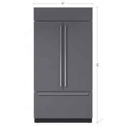 Refrigerador/Congelador SUB-ZERO Empotre (Puerta Francesa y Panelable) 42" - CL4250UFD/O