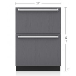 Cajones Refrigerantes SUB-ZERO Bajo Cubierta (Panelable) 24" - ID-24R
