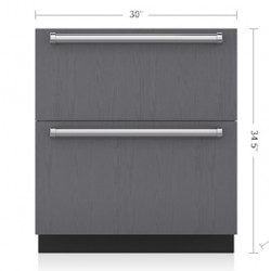 Cajones Refrigerantes SUB-ZERO Bajo Cubierta (Panelable) 30" - ID-30R