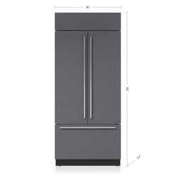 Refrigerador/Congelador SUB-ZERO Empotre (Puerta Francesa y Panelable) (Despachador Interior) 36" - CL3650UFDID/O